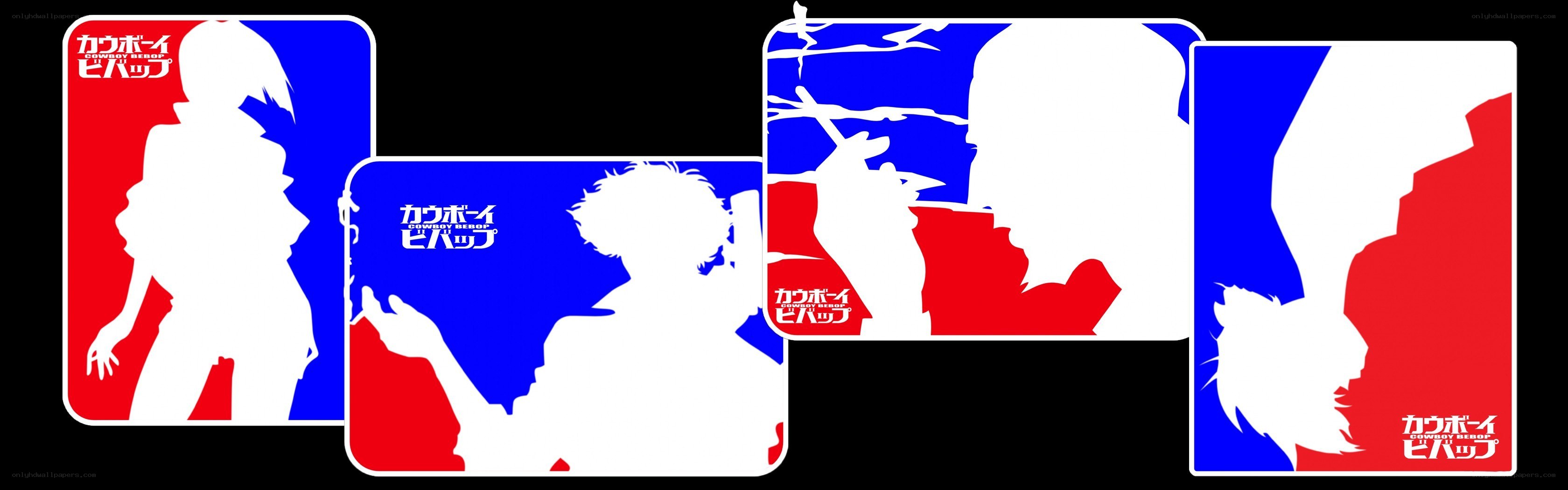 Cowboy Bebop character silhouettes