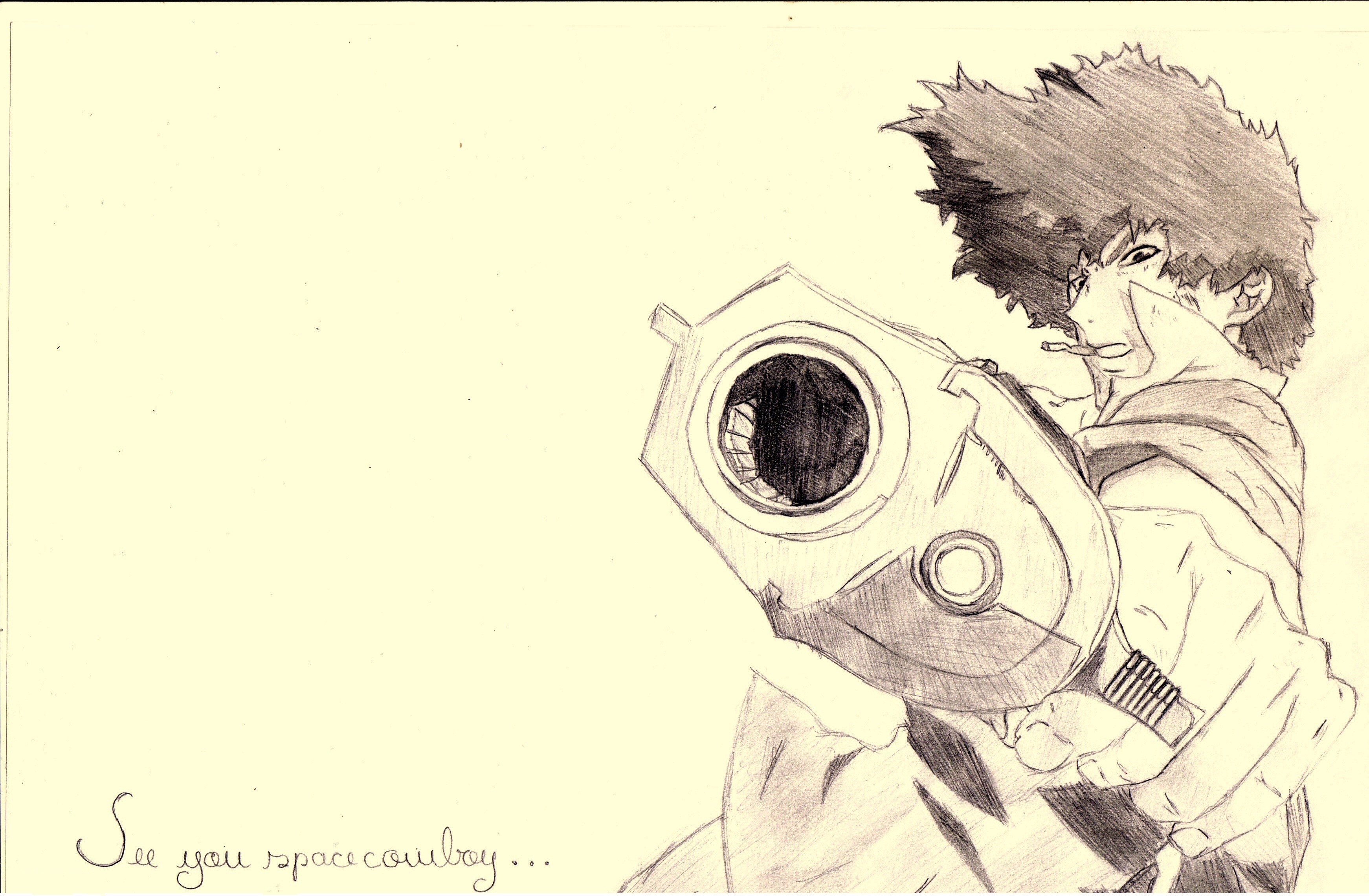Cowboy Bebop character sketch