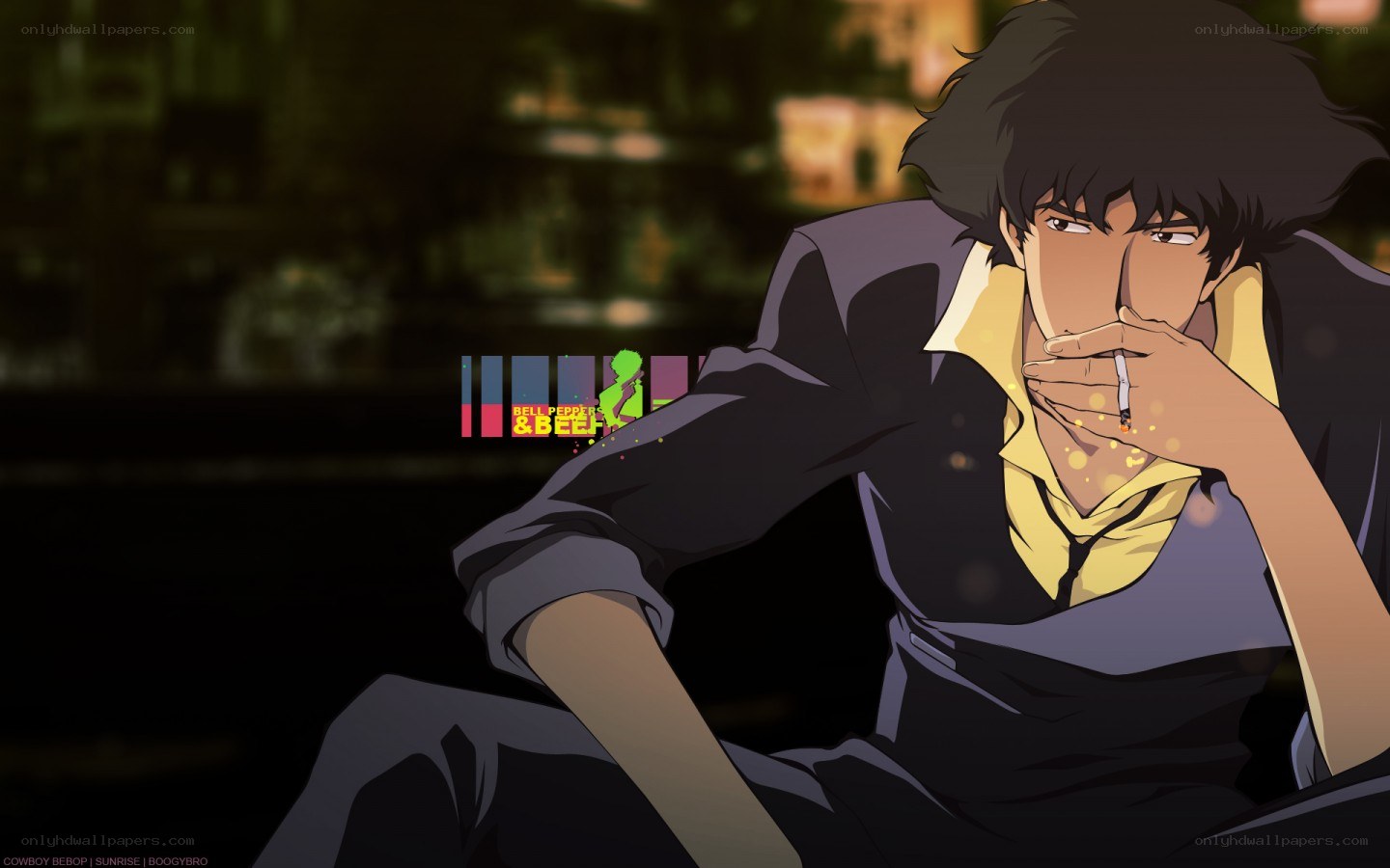 Cowboy Bebop character smoking