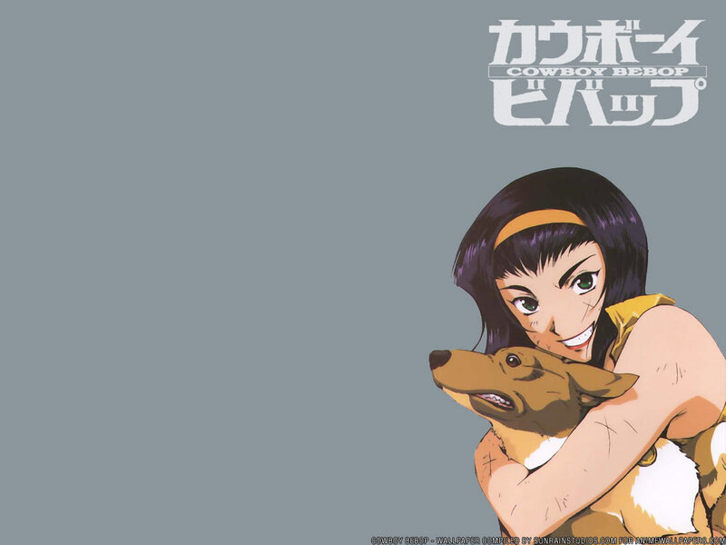 Cowboy Bebop character with dog