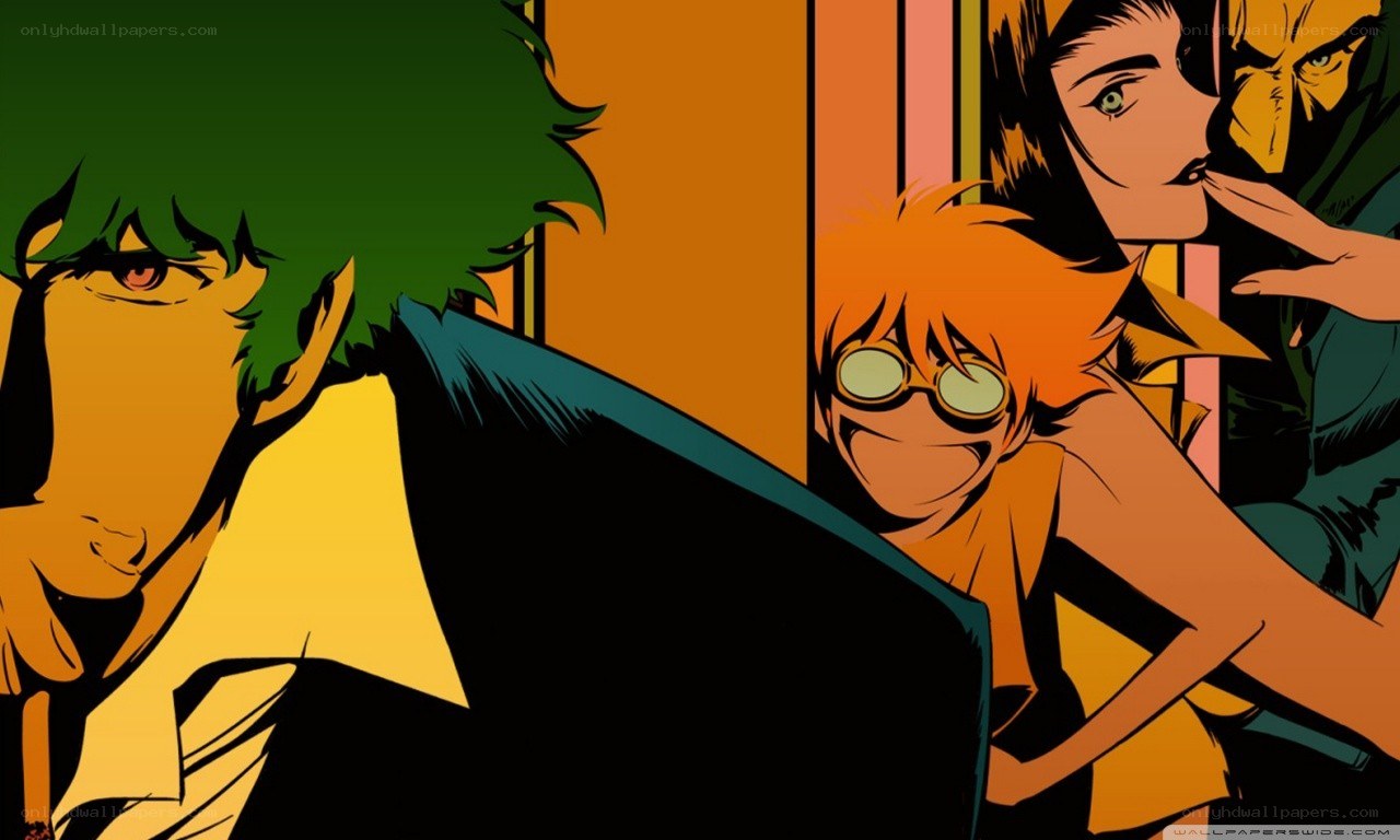 Cowboy Bebop characters in action