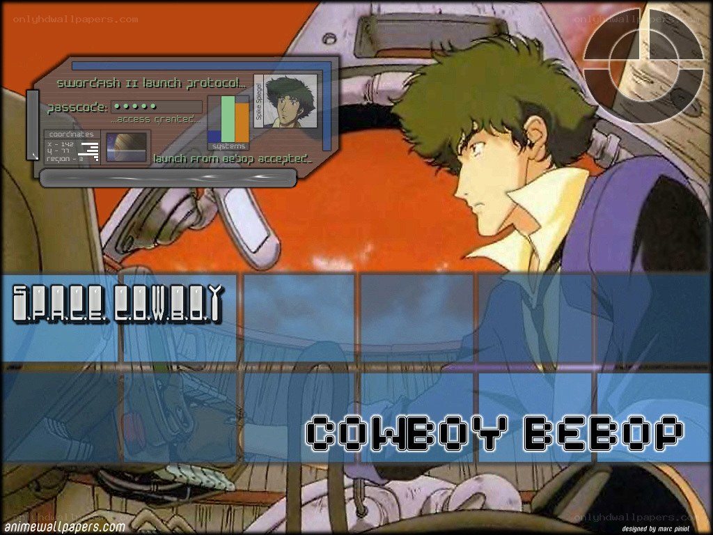 Cowboy Bebop cockpit scene