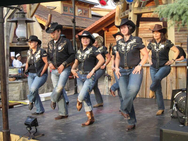Cowboy Dancers on Stage