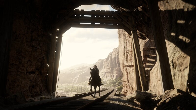 Cowboy on Horse — Brown, Dramatic, Afternoon, 3d Render