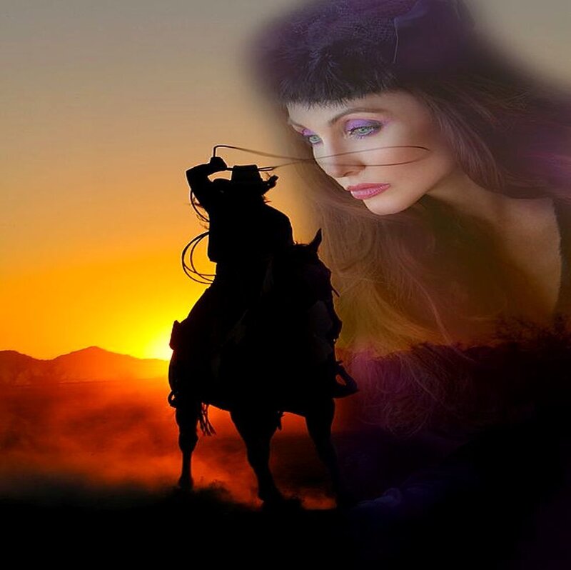 Cowboy on Horse