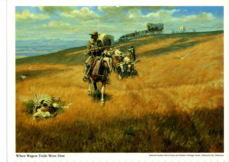 Cowboy on Horseback — Brown, Dramatic, Afternoon