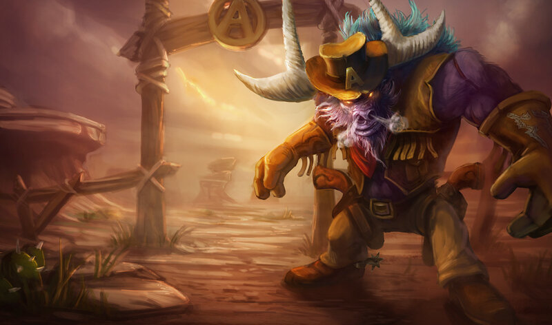 cowboy orc character art