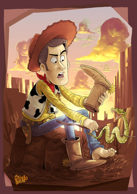 Cowboy Toy with Snake
