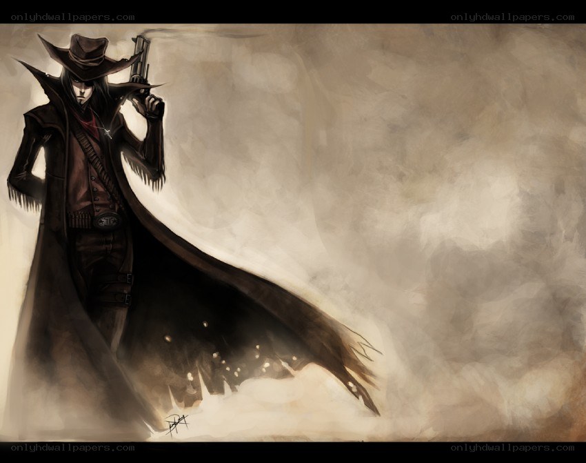 cowboy with a gun