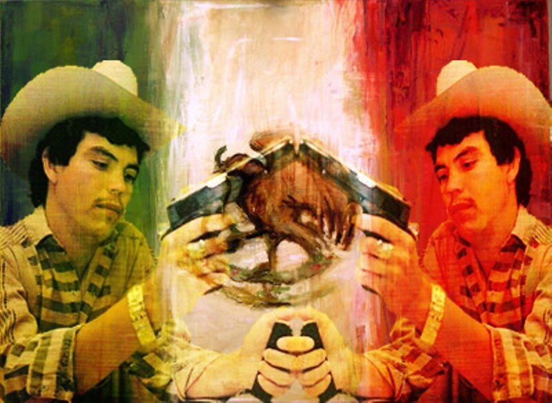 Cowboy with gun artwork