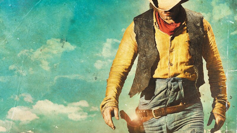 Cowboy with Gun — Blue