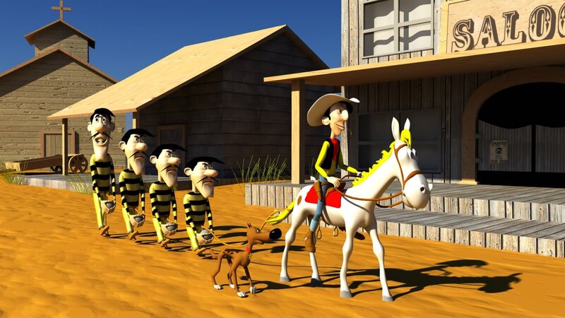 Cowboy with Prisoners
