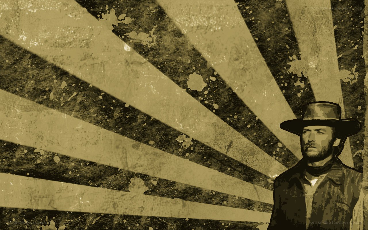 cowboy with sunburst background