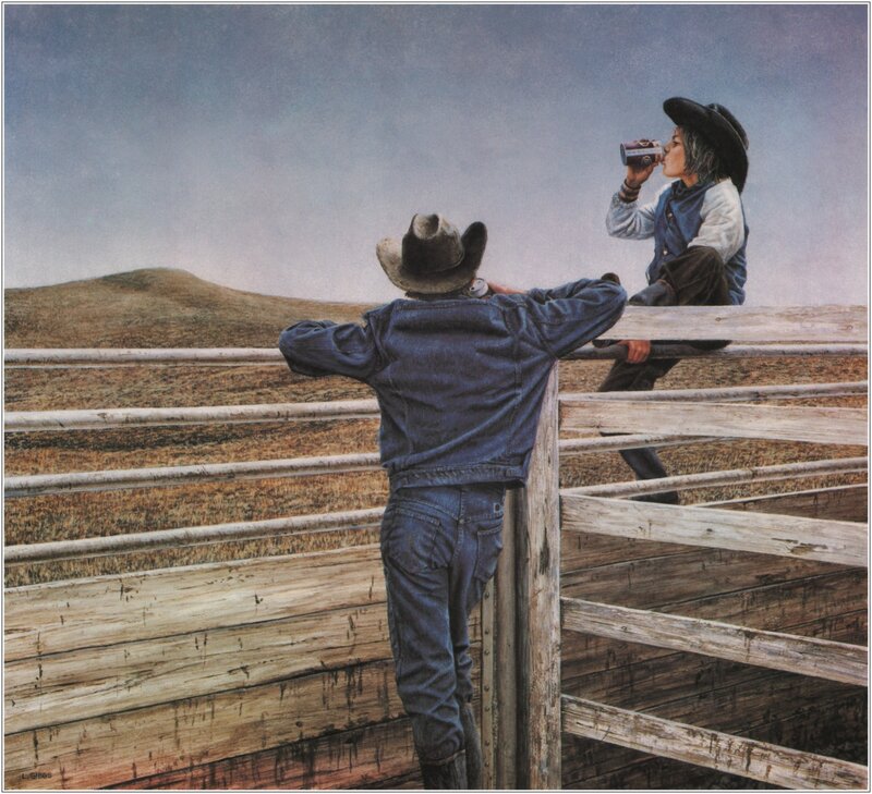 Cowboys at the fence