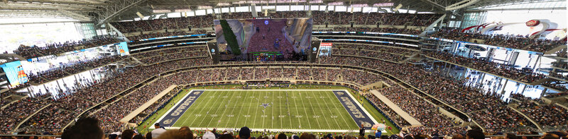 Cowboys stadium during esports event