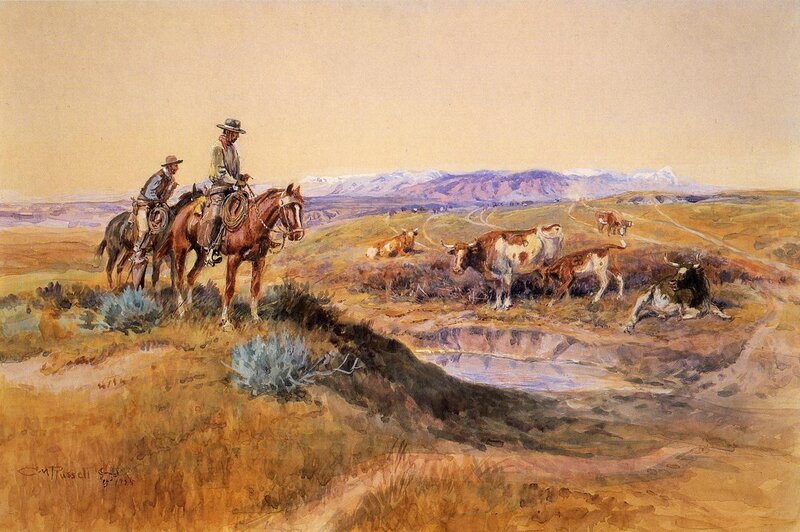 Cowboys with Cattle