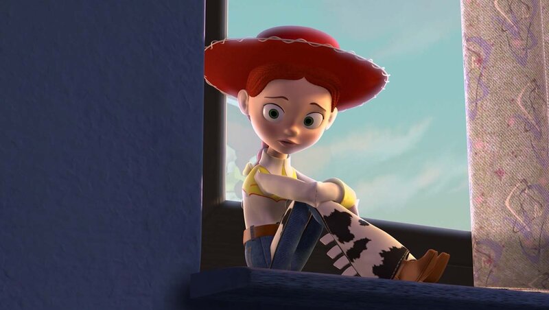 Cowgirl Doll in Window