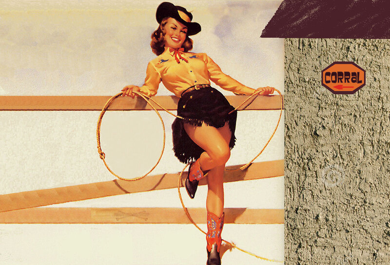 Cowgirl Holding Lasso