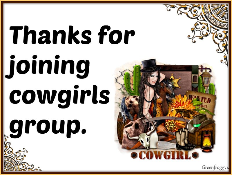 Cowgirl Illustration — Brown