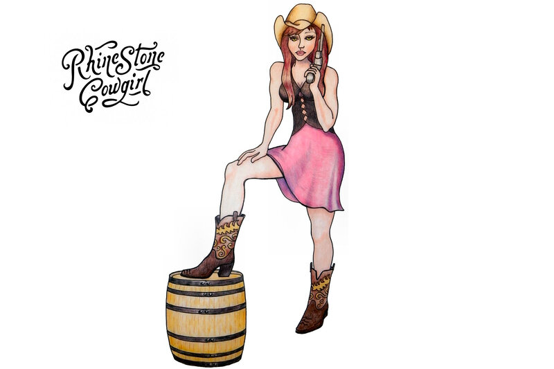 Cowgirl with Gun — Pink