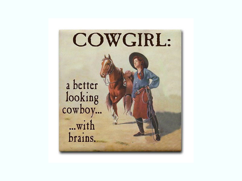 Cowgirl with Horse
