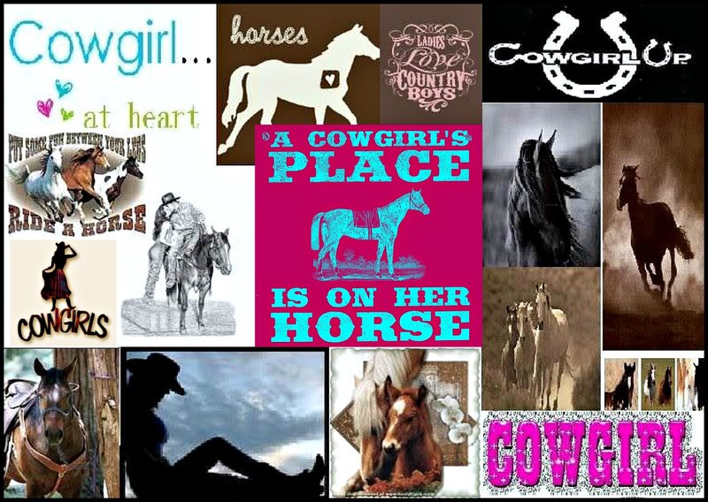 Cowgirl with Horses