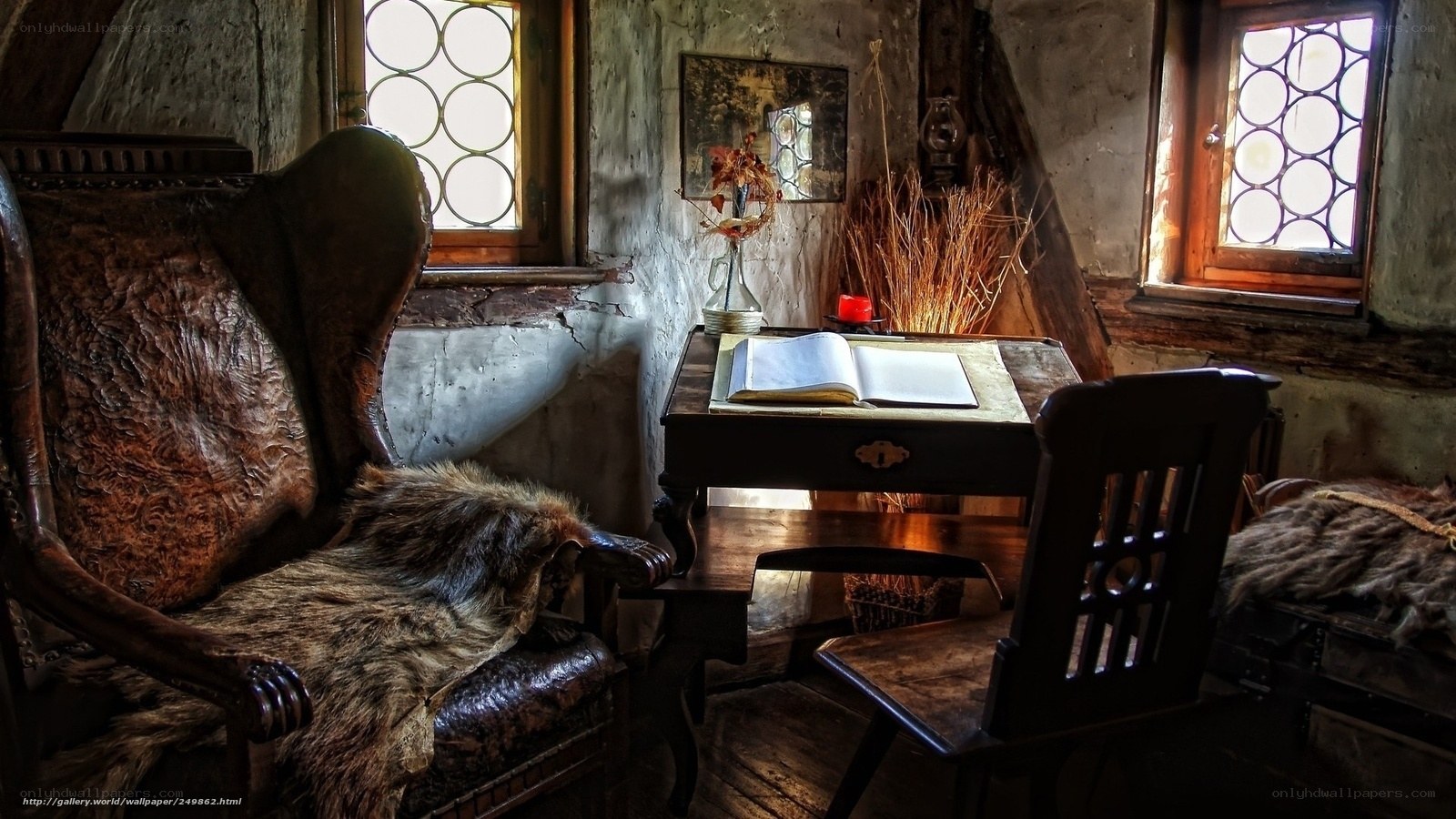 cozy attic study nook