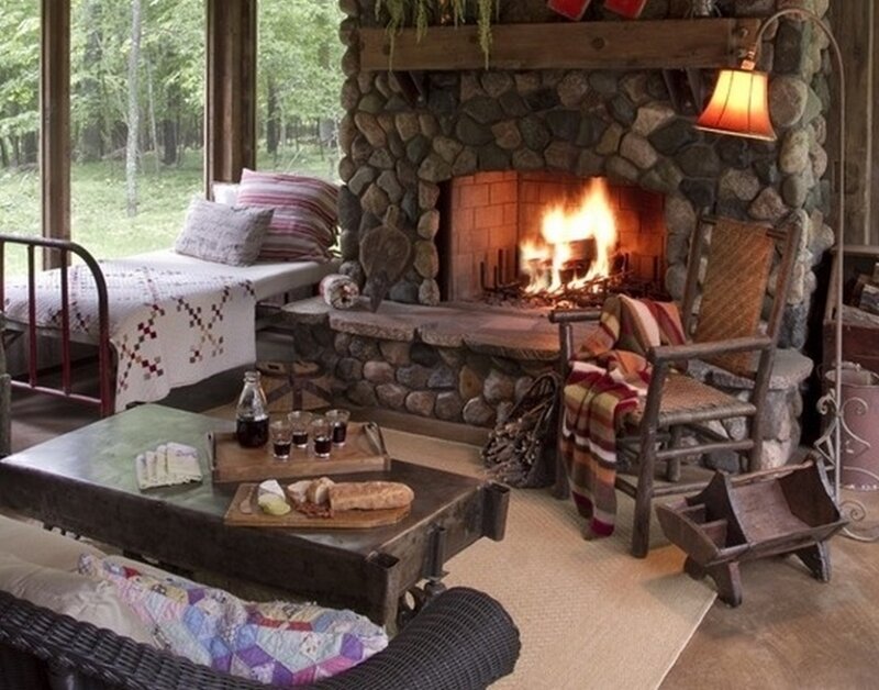 Cozy Cabin Interior