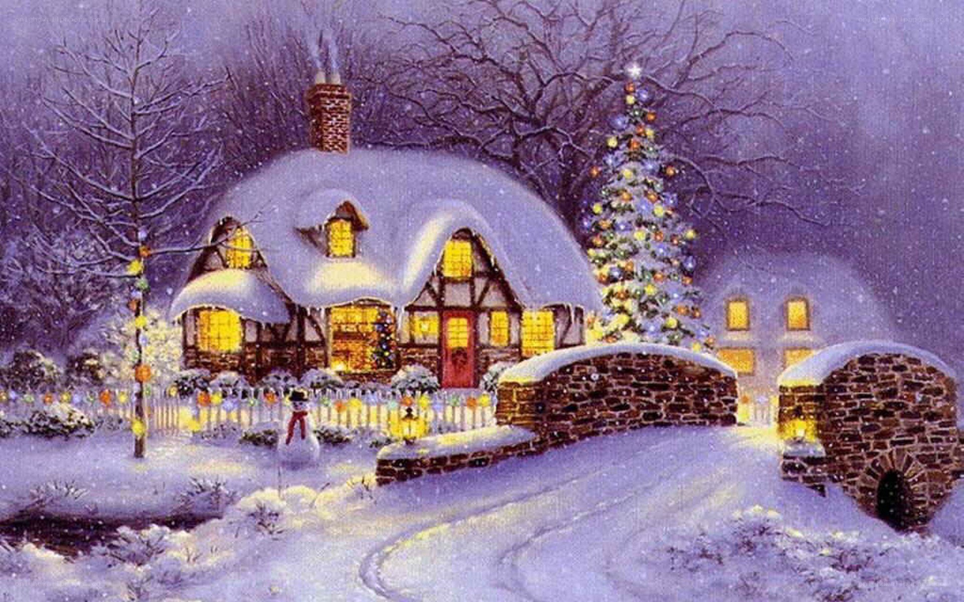 Cozy Christmas cottage
