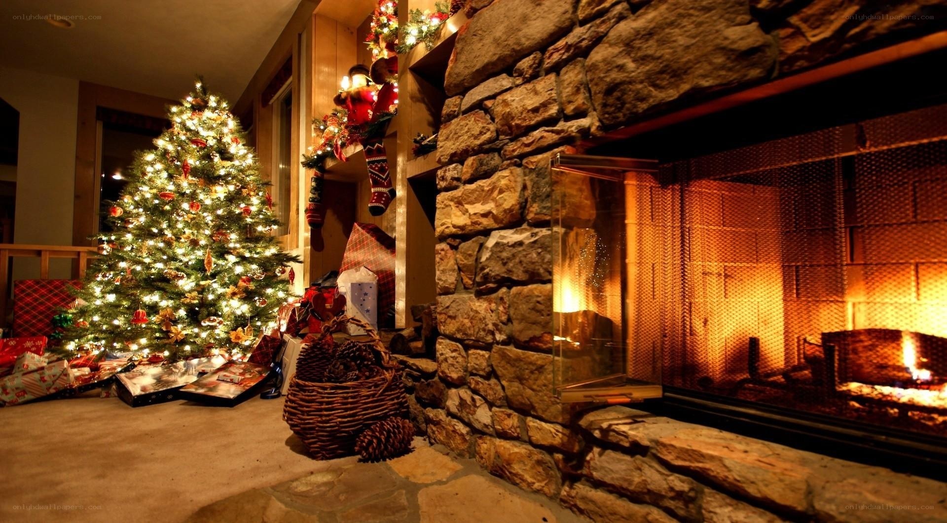 Cozy Christmas living room
