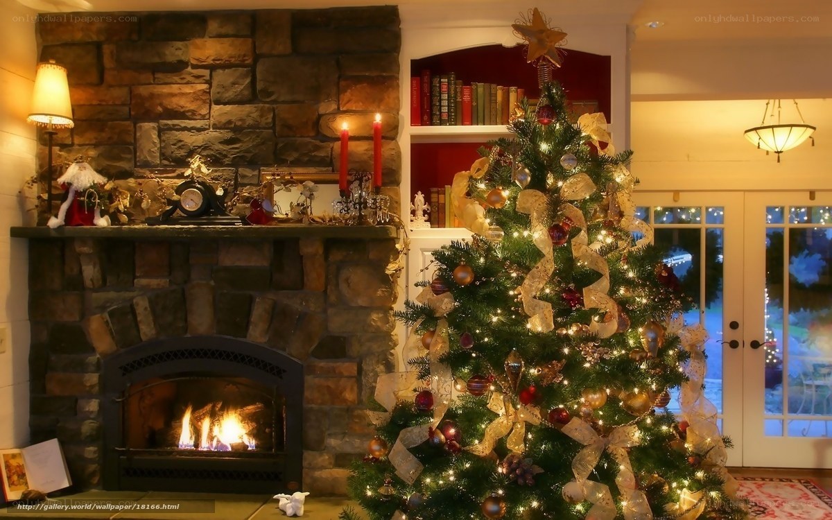 Cozy Christmas living room