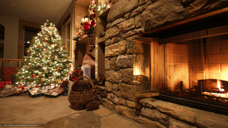 Cozy Christmas living room