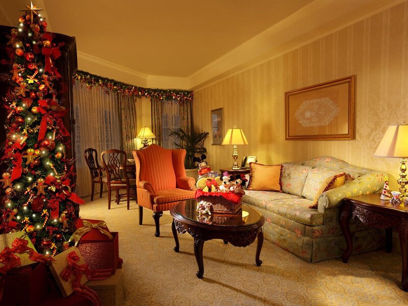 Cozy Christmas living room