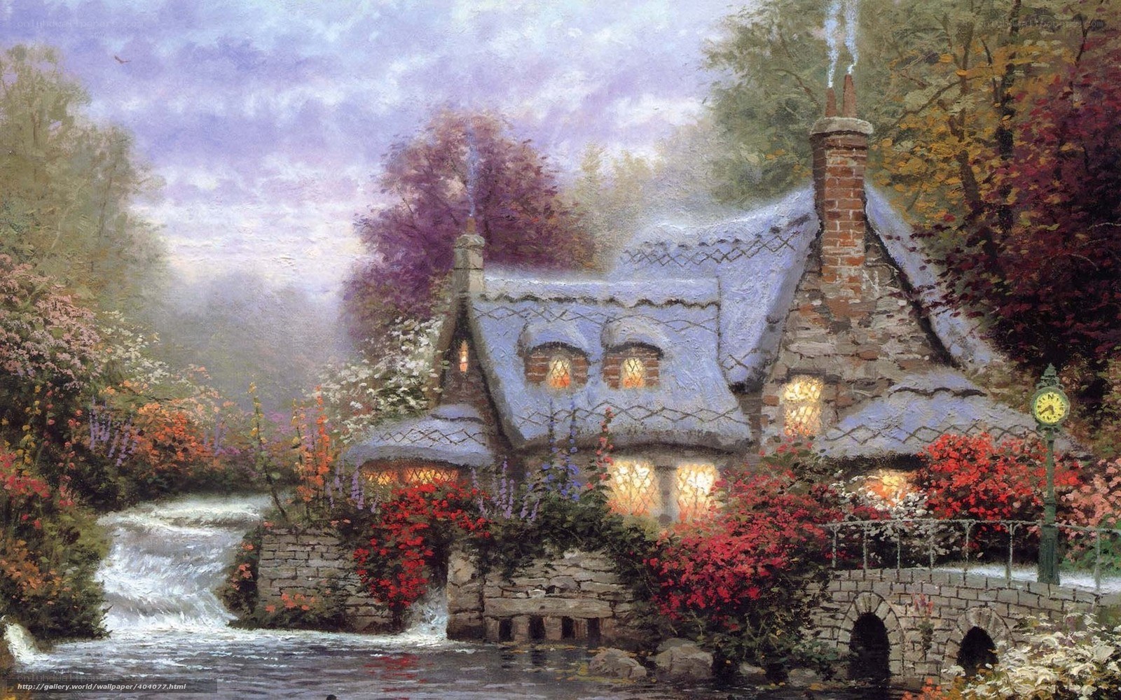 Cozy cottage by the stream
