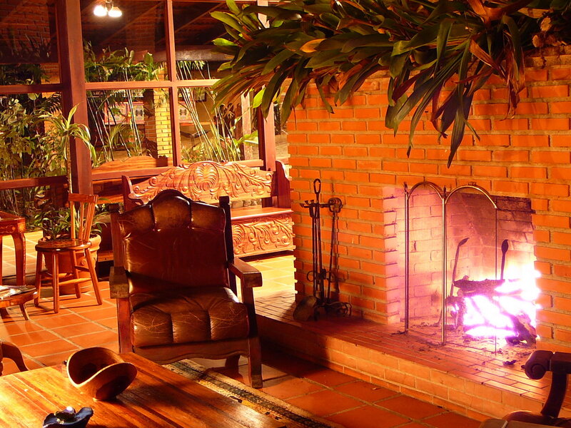 Cozy fireplace room