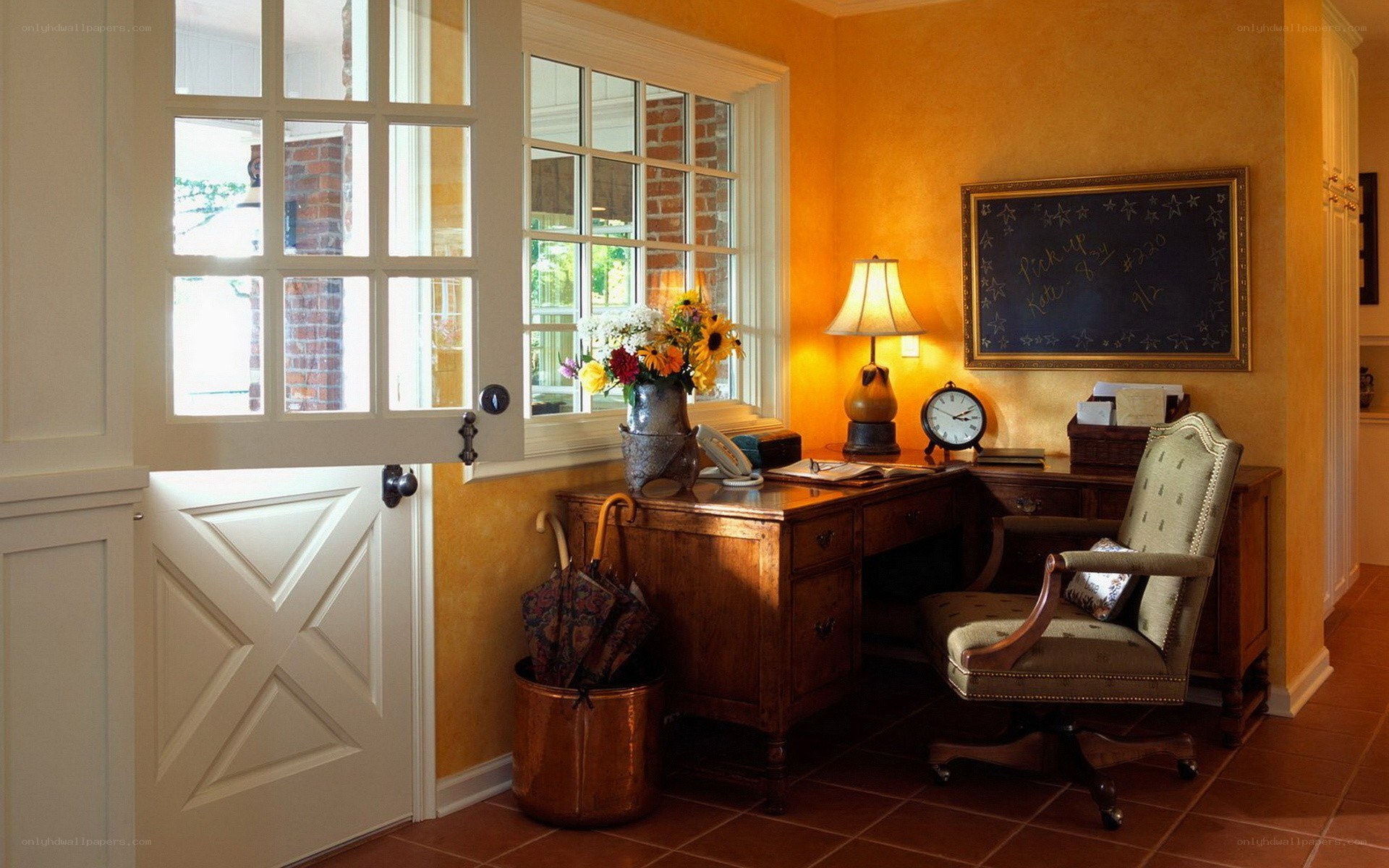 cozy home office nook