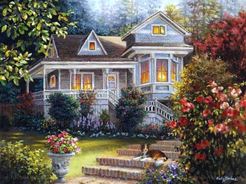 Cozy house with garden