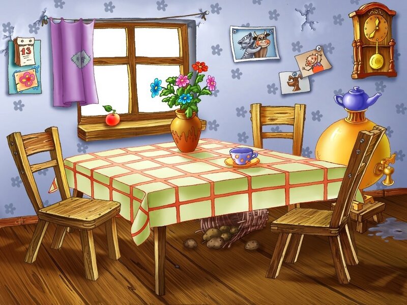 cozy kitchen scene