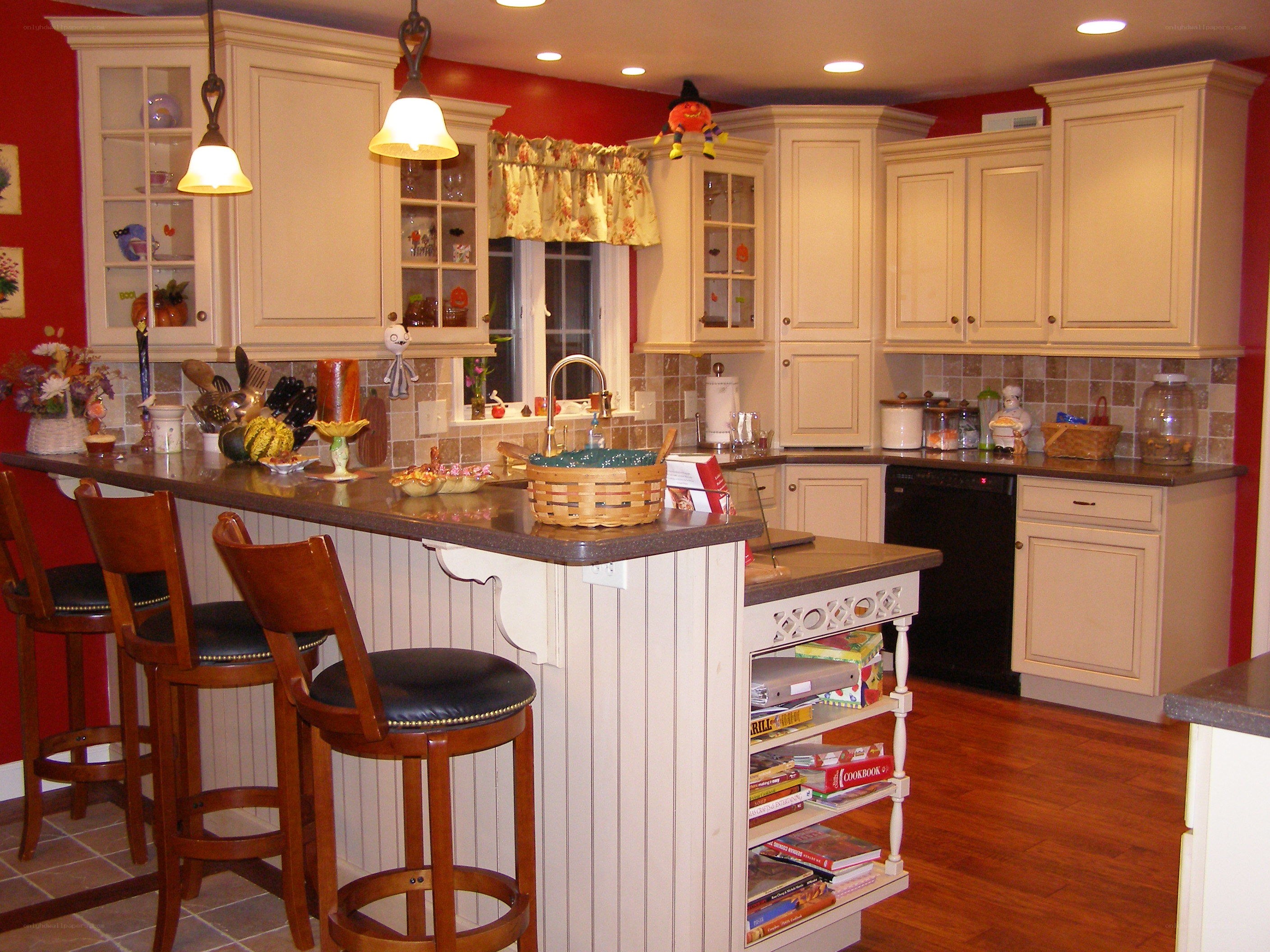 cozy kitchen with island