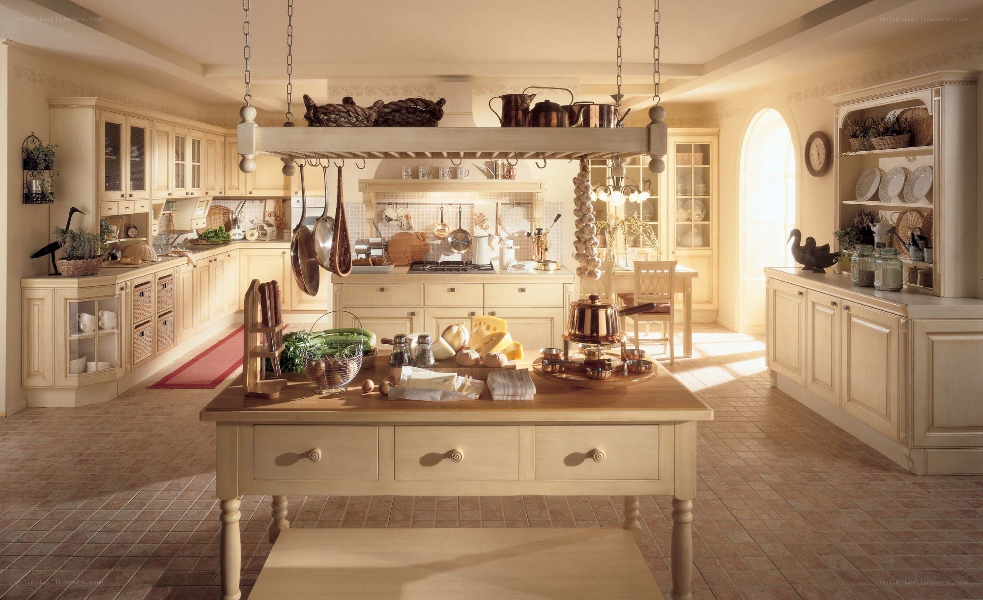cozy kitchen with island