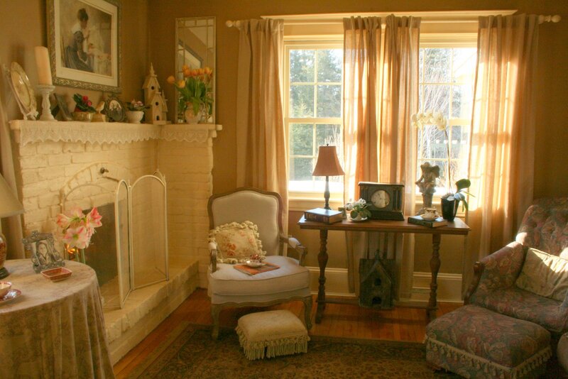 Cozy Living Room Corner — Beige