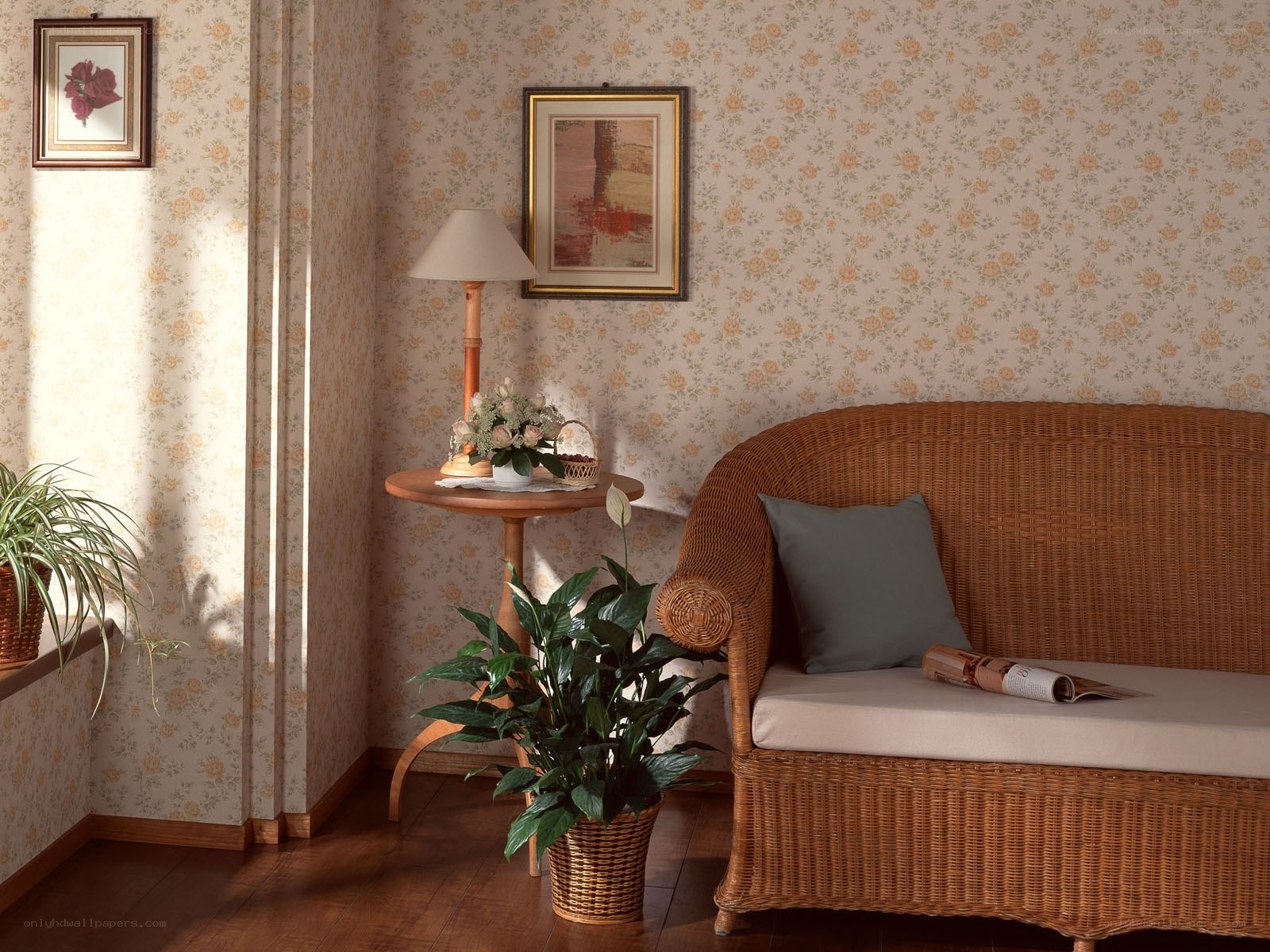 Cozy living room corner