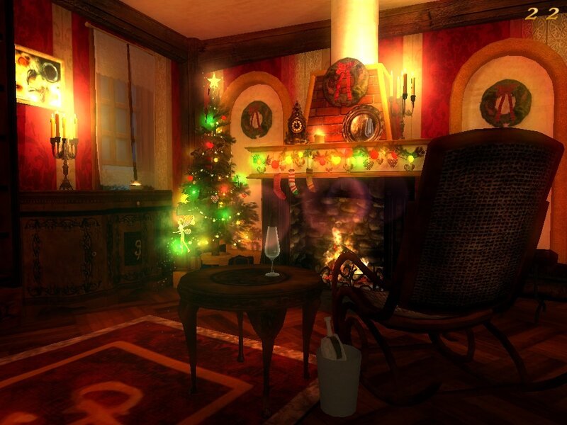 Cozy Living Room — Red
