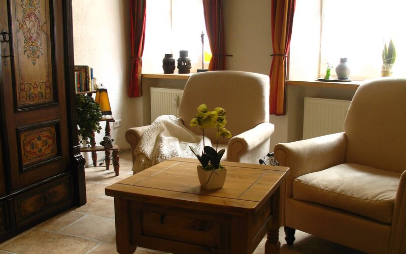 Cozy living room with armchairs