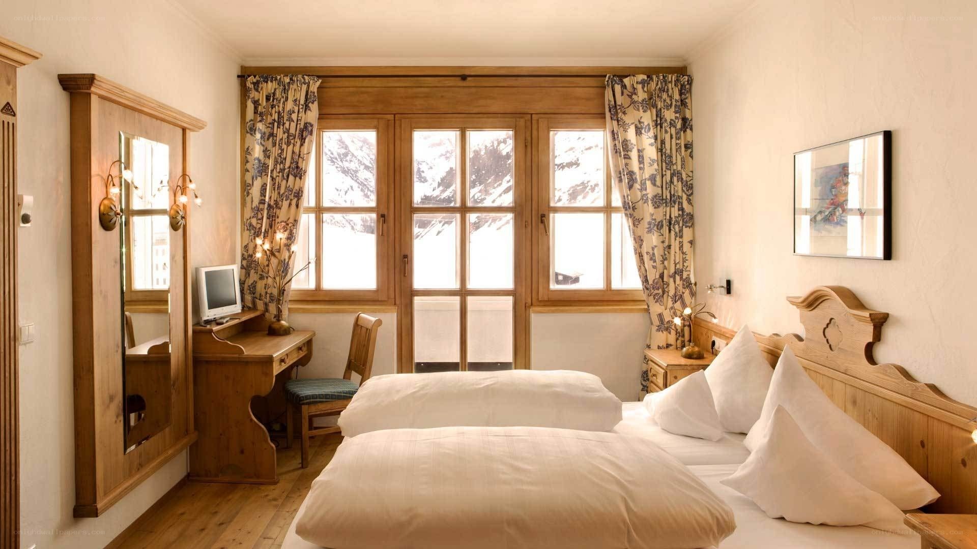 Cozy mountain hotel room