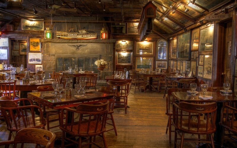 cozy nautical-themed restaurant