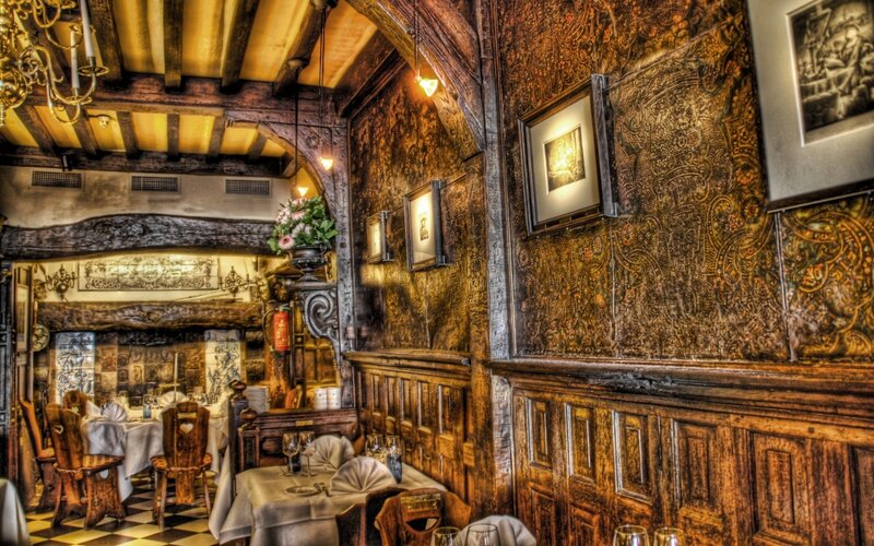 cozy restaurant interior