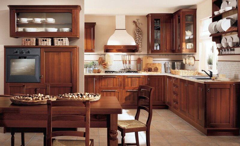 cozy traditional kitchen interior