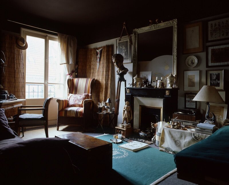 cozy vintage living room