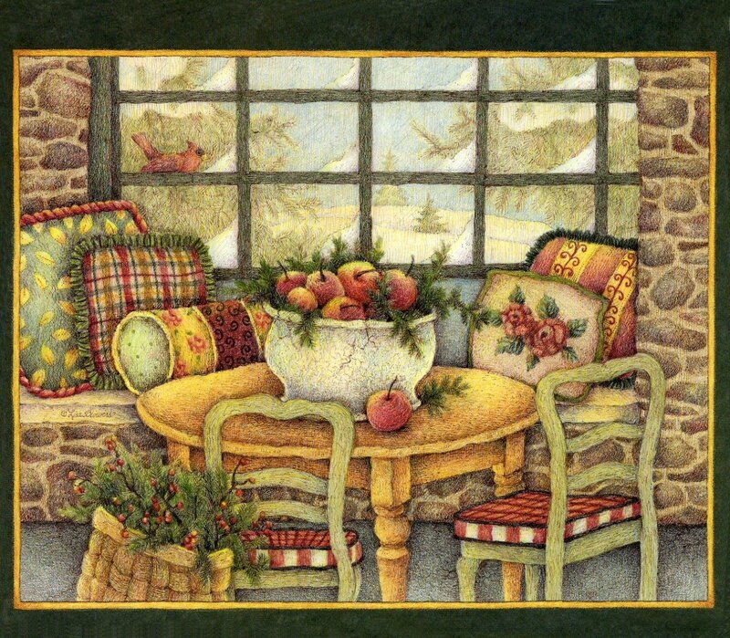 Cozy Winter Window Scene